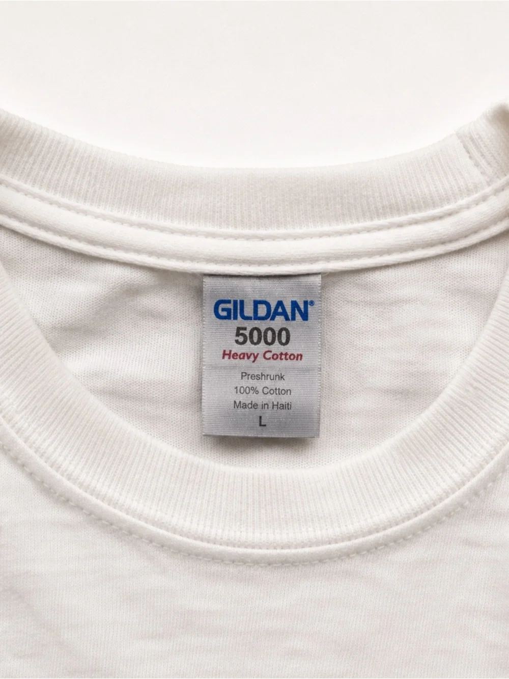 Gildan 5000 White 'Wrestling Club' Graphic Tee with Cardinal Logo Streetwear